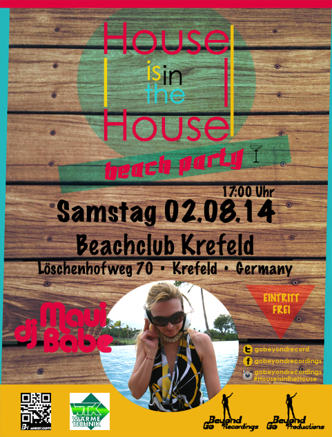 House is in the House - Beach Volleyball Party in Krefeld Germany