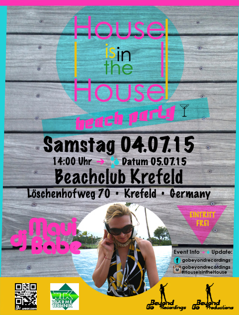 House is in the House - Beach Volleyball Party in Krefeld Germany